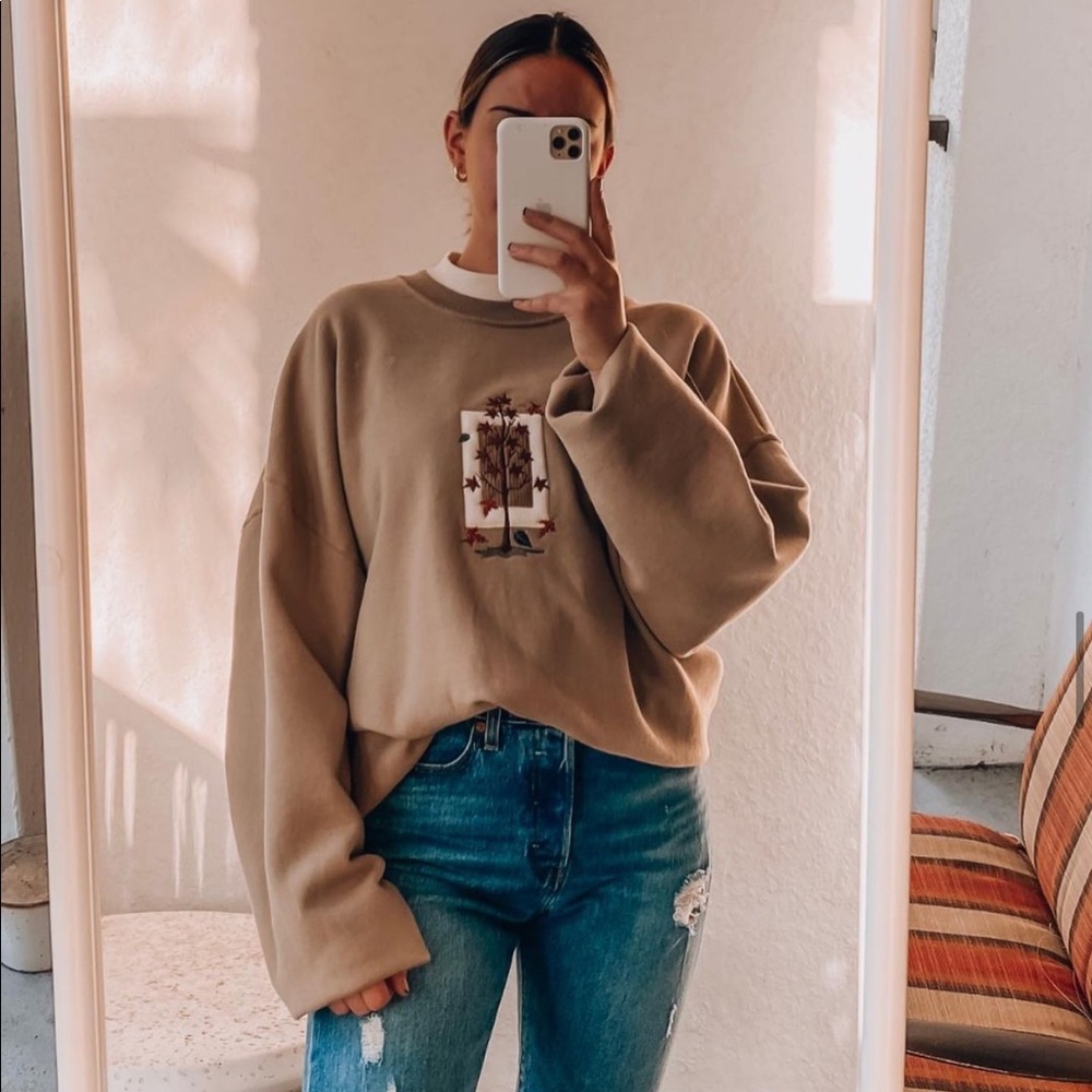 Oversized Vintage Grandma Crewneck